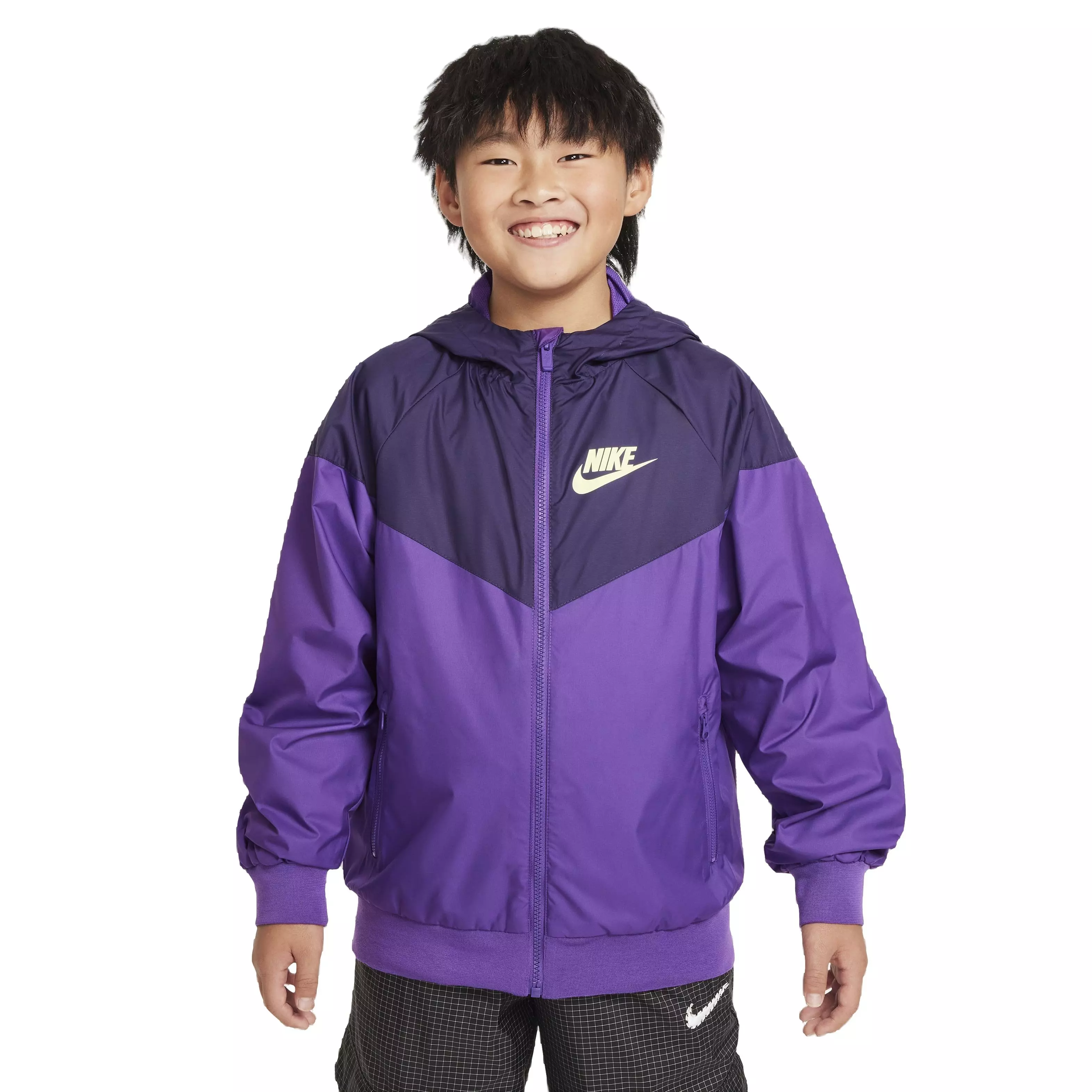 Nike sportswear windrunner clearance purple